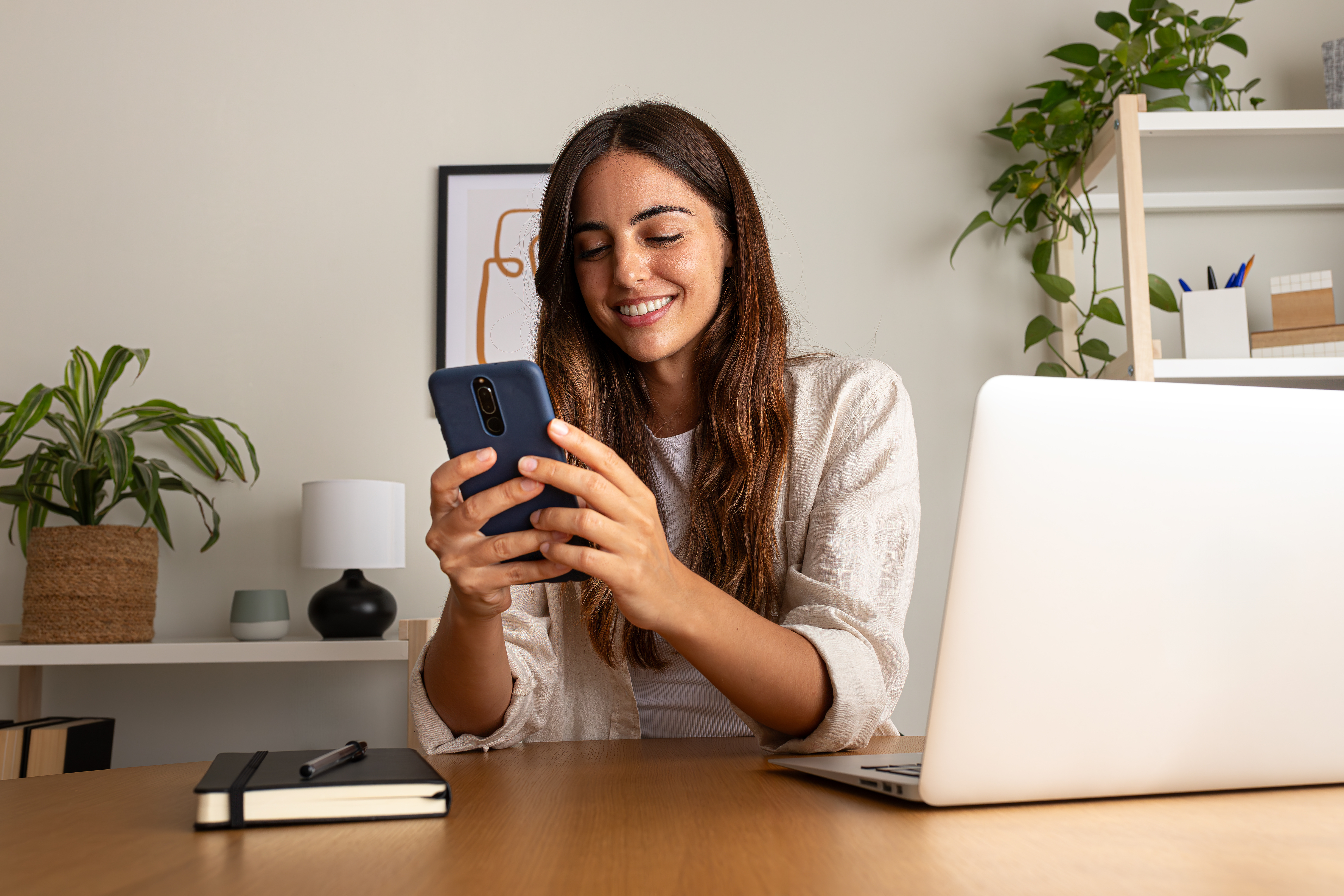 Online therapy session phone